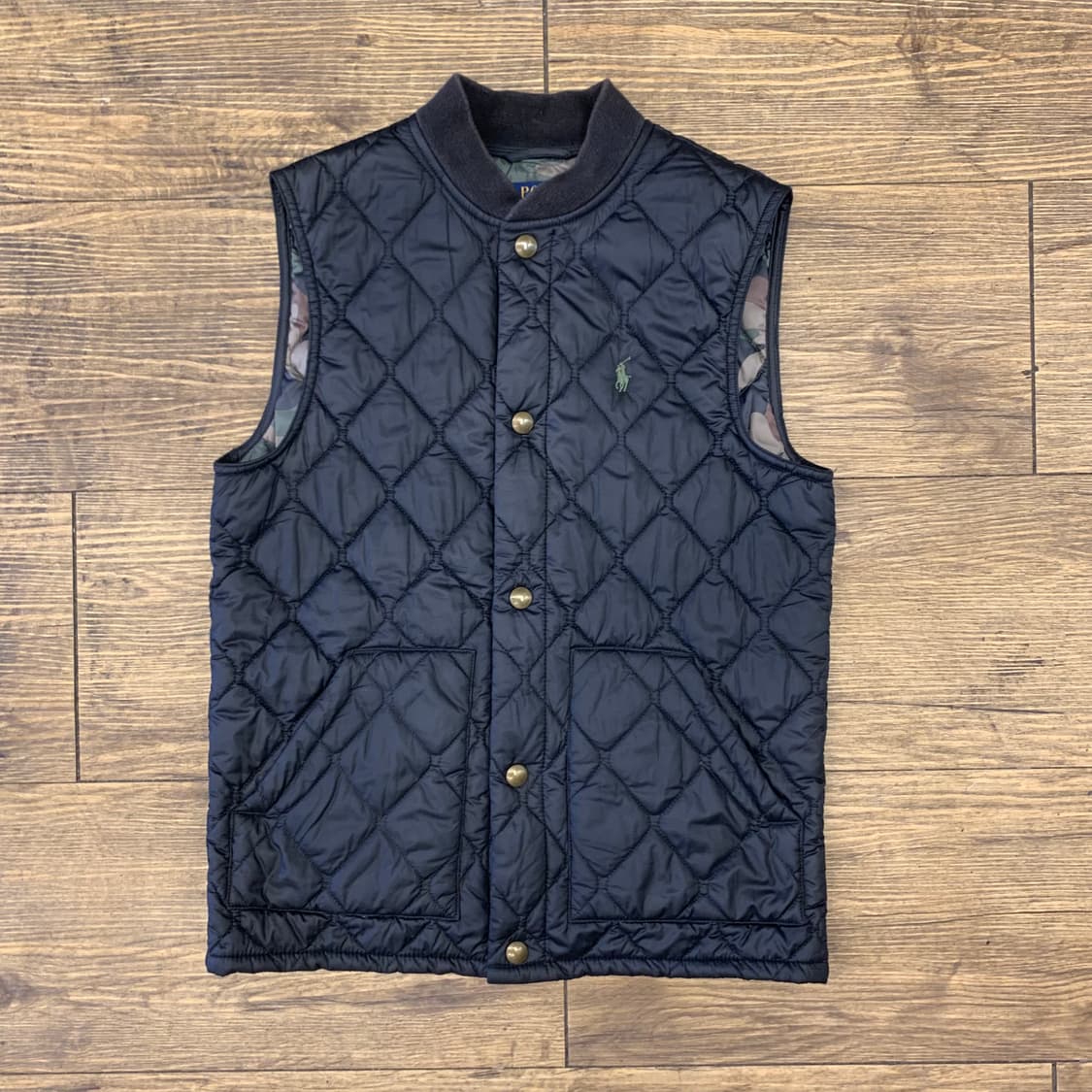 폴로 랄프로렌 카모 퀄팅 조끼 XS 상품이미지2