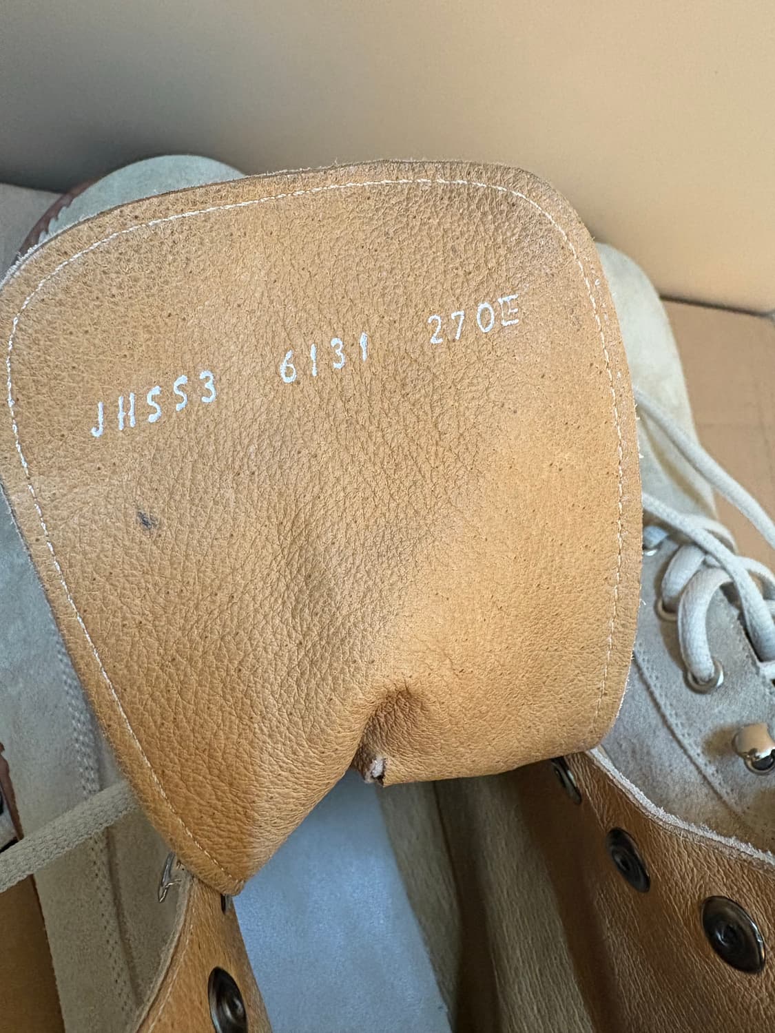 Italy 스웨이드 레더 헤리티지 워크 부츠 270 상품이미지5