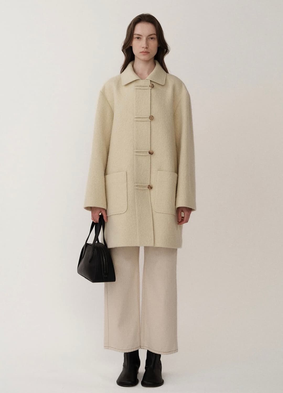 킨더살몬 알파카 하프 코트 상품이미지4