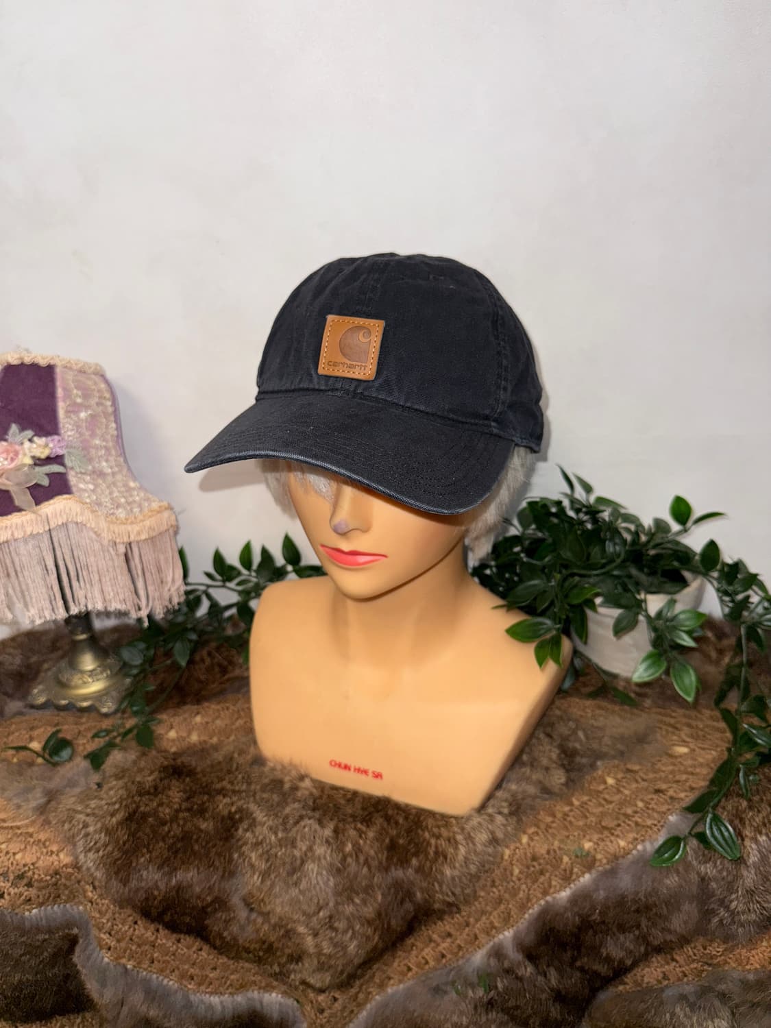 Carhartt black logo camp cap 상품이미지2