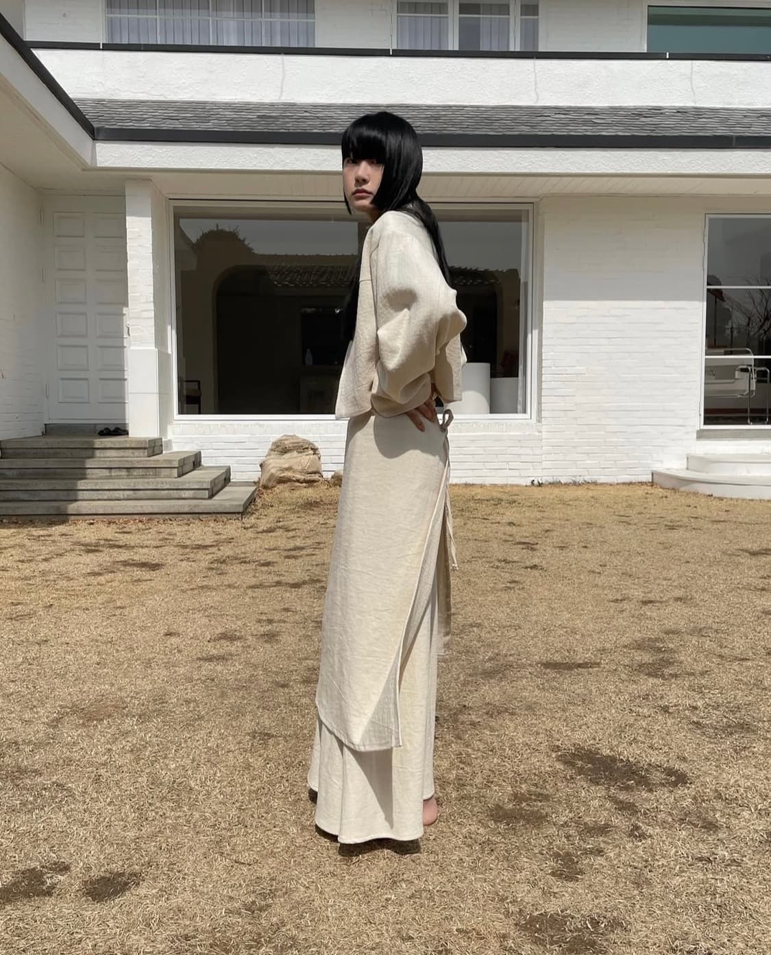 수룩 텍스쳐 셋업 판매합니다. 상품이미지4