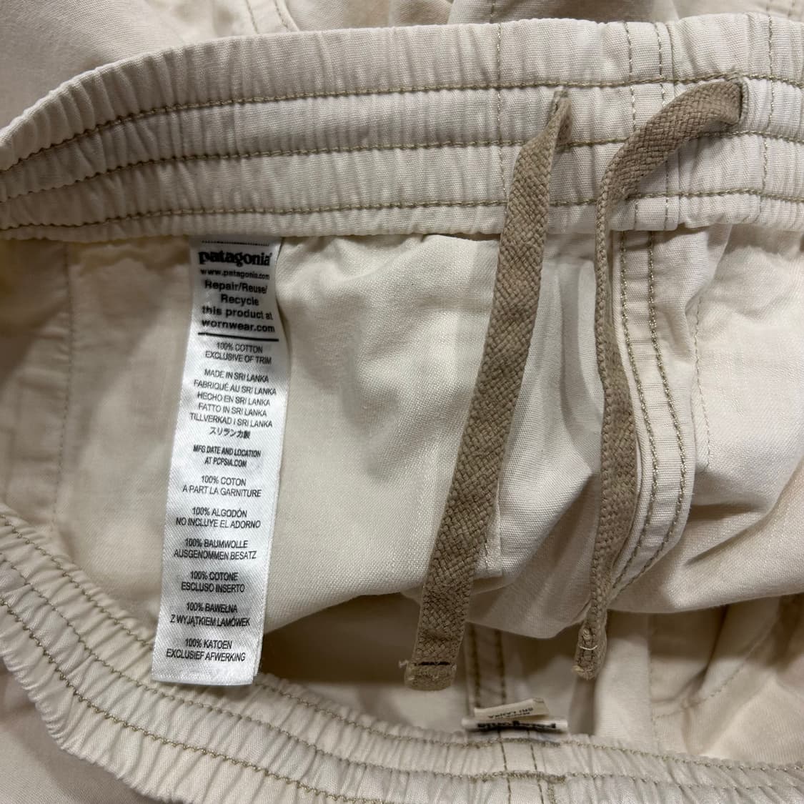 [S] 파타고니아 반바지 아이보리색 A900 상품이미지8
