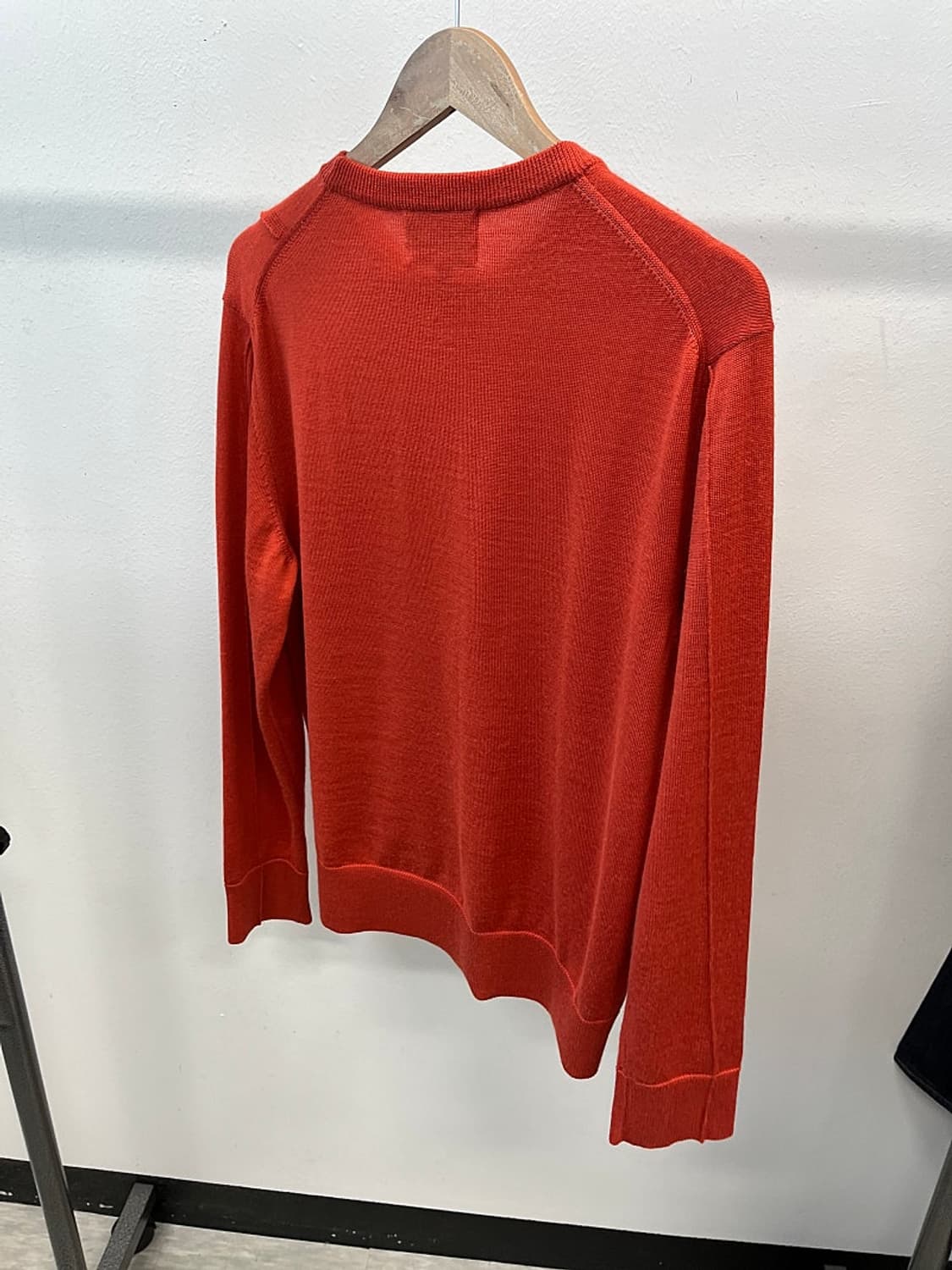 100) 솔리드옴므 신형 오렌지 니트  상품이미지5