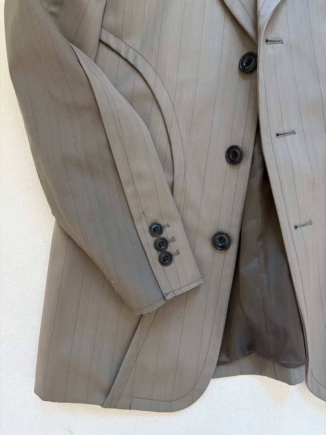 앤더슨벨 콘트라스트 오버핏 자켓 s (실측 사이즈 L) 상품이미지6