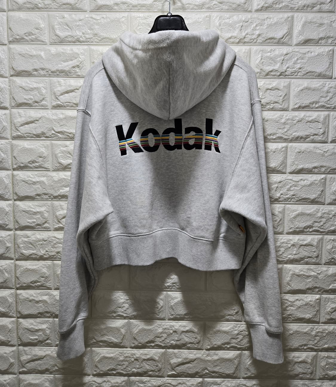 코닥 레인보우 로고 크롭 후드티 후디 95 상품이미지7