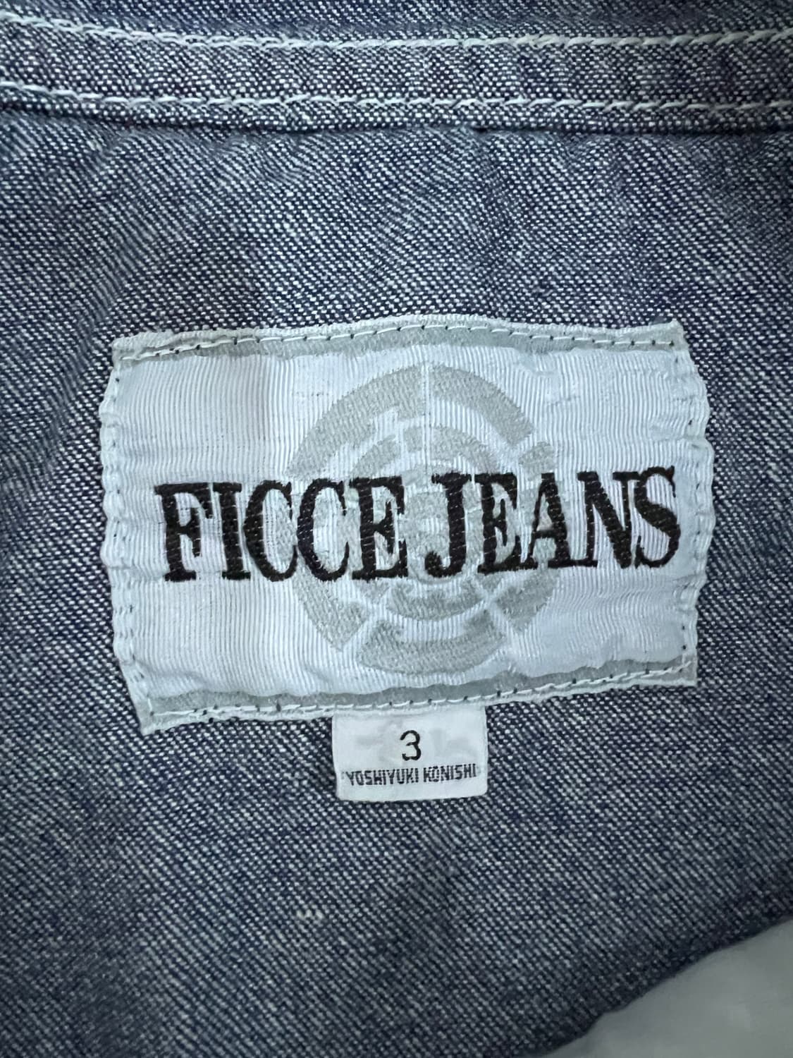 90s 요시유키 코니시 Ficce 올드스쿨 자수 대님팬츠 청바지 32 상품이미지5