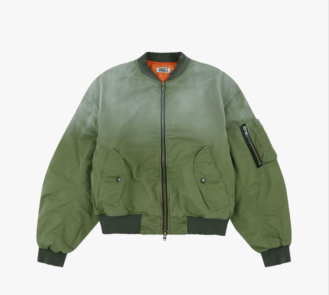 그레일즈 빈티지 워시드 봄버 자켓 [1] 상품이미지2