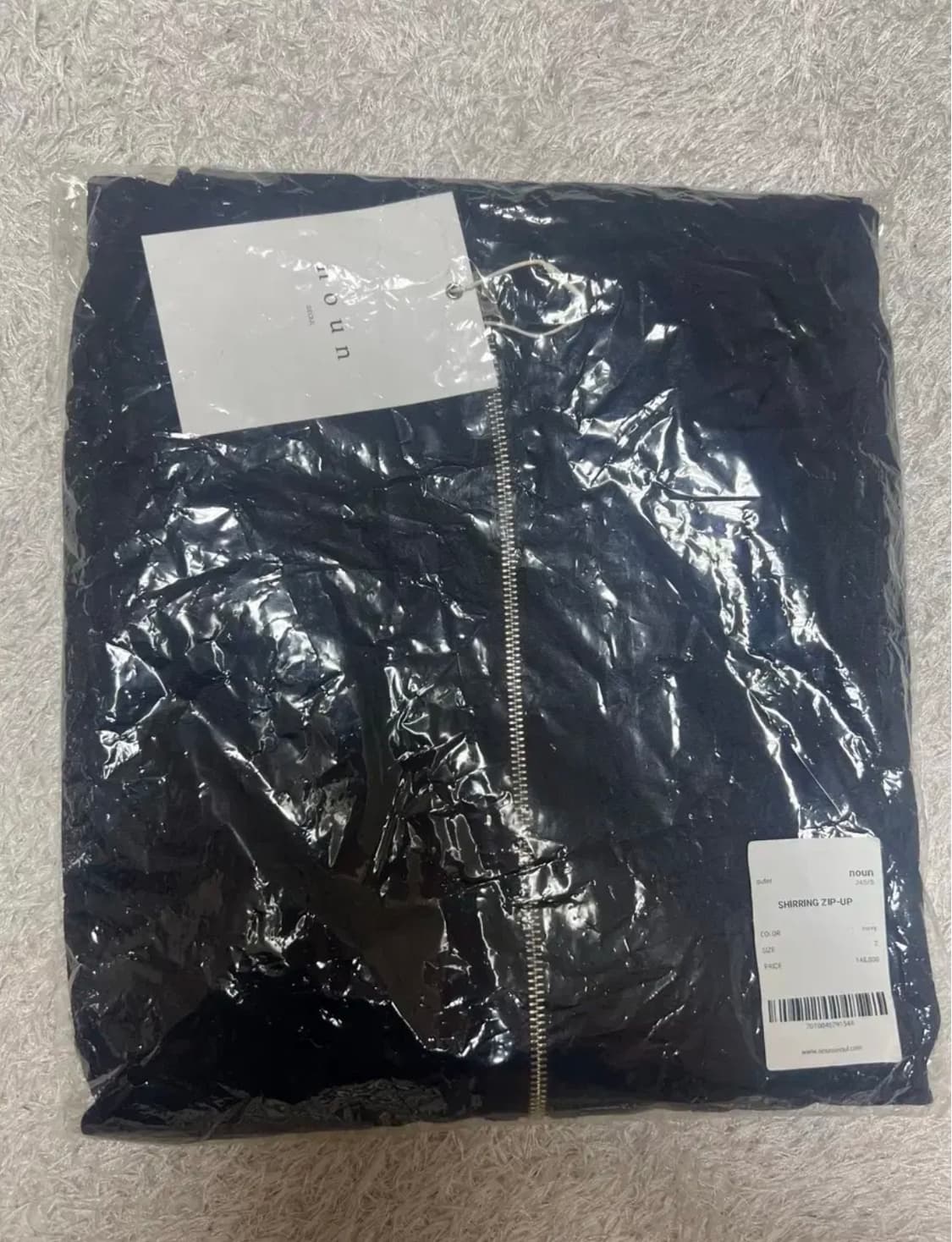 [2] 노운 셔링 집업 자켓(네이비) 상품이미지3