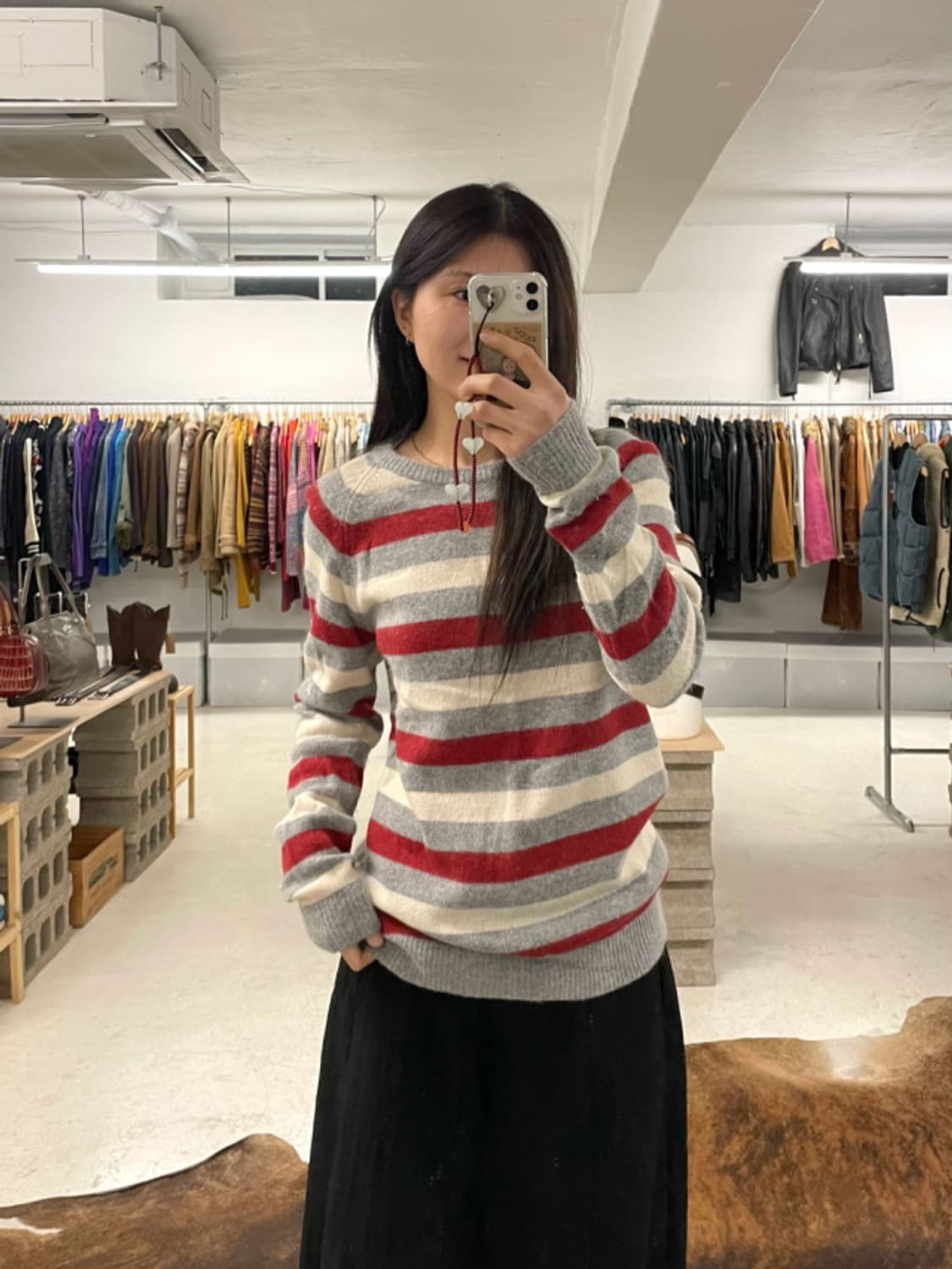BEAUTY & YOUTH stripe knit 뷰티앤유스 스트라이프 상품이미지1
