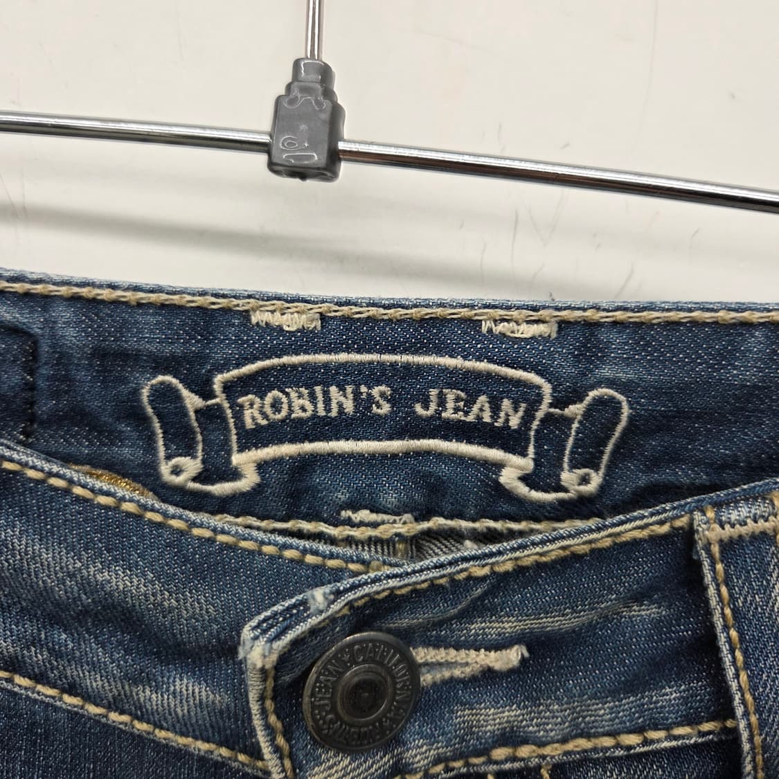 Robin's Jean 로빈슨 스키니진 빈티지 데님 팬츠 허리28in 상품이미지3