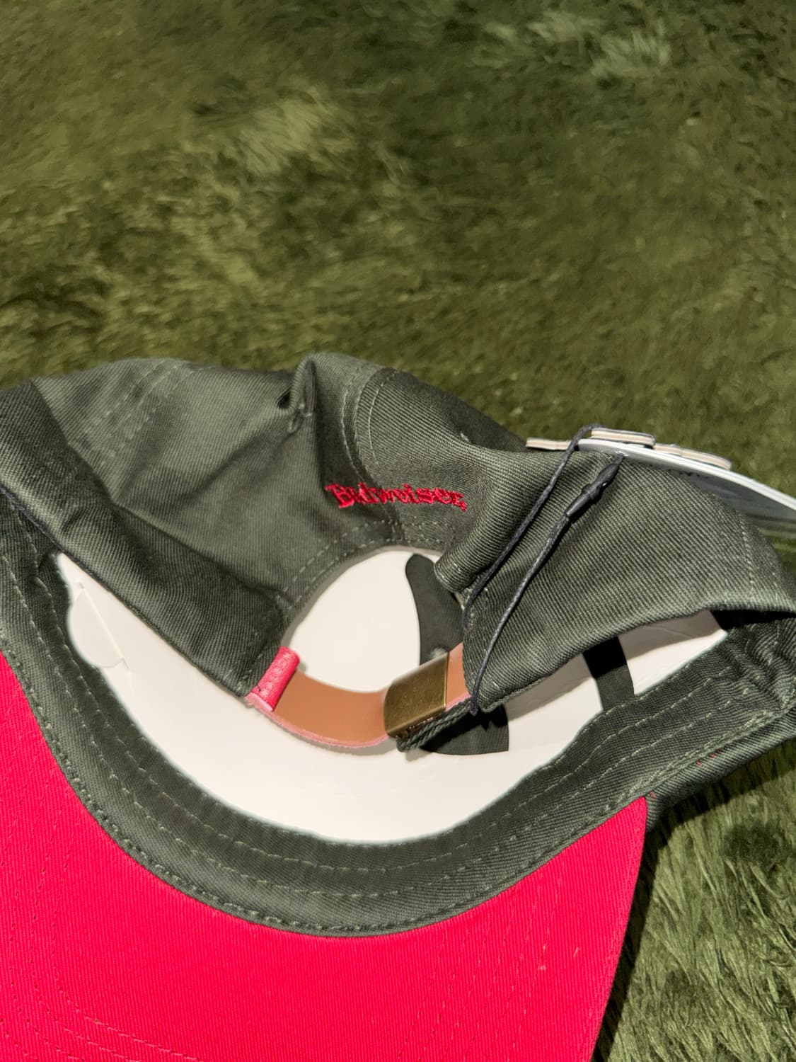 말본 골프 X 버드와이저 콜라보 캡 올리브 상품이미지7