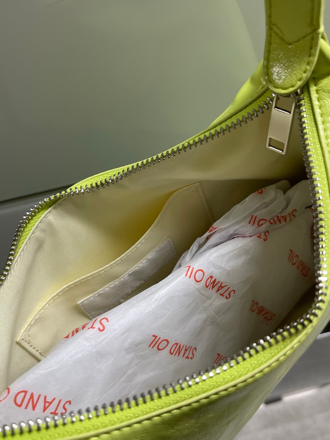 스탠드오일 Plump bag 플럼백 라임 상품이미지8