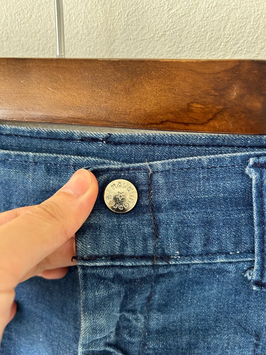 70-80's Vintage US Navy Sailor Denim PT 상품이미지3