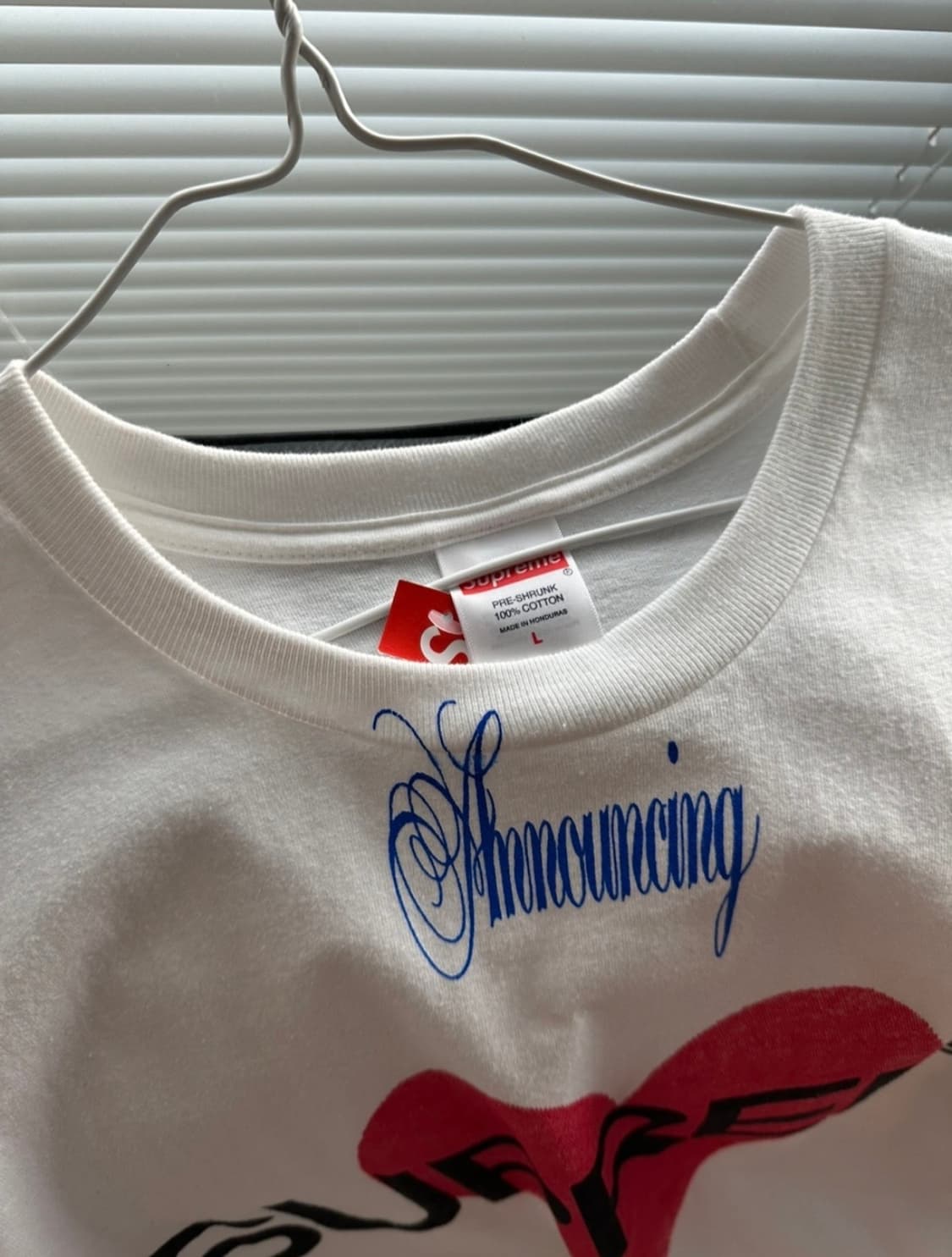 슈프림 어나운싱 티셔츠 (새상품) 상품이미지2