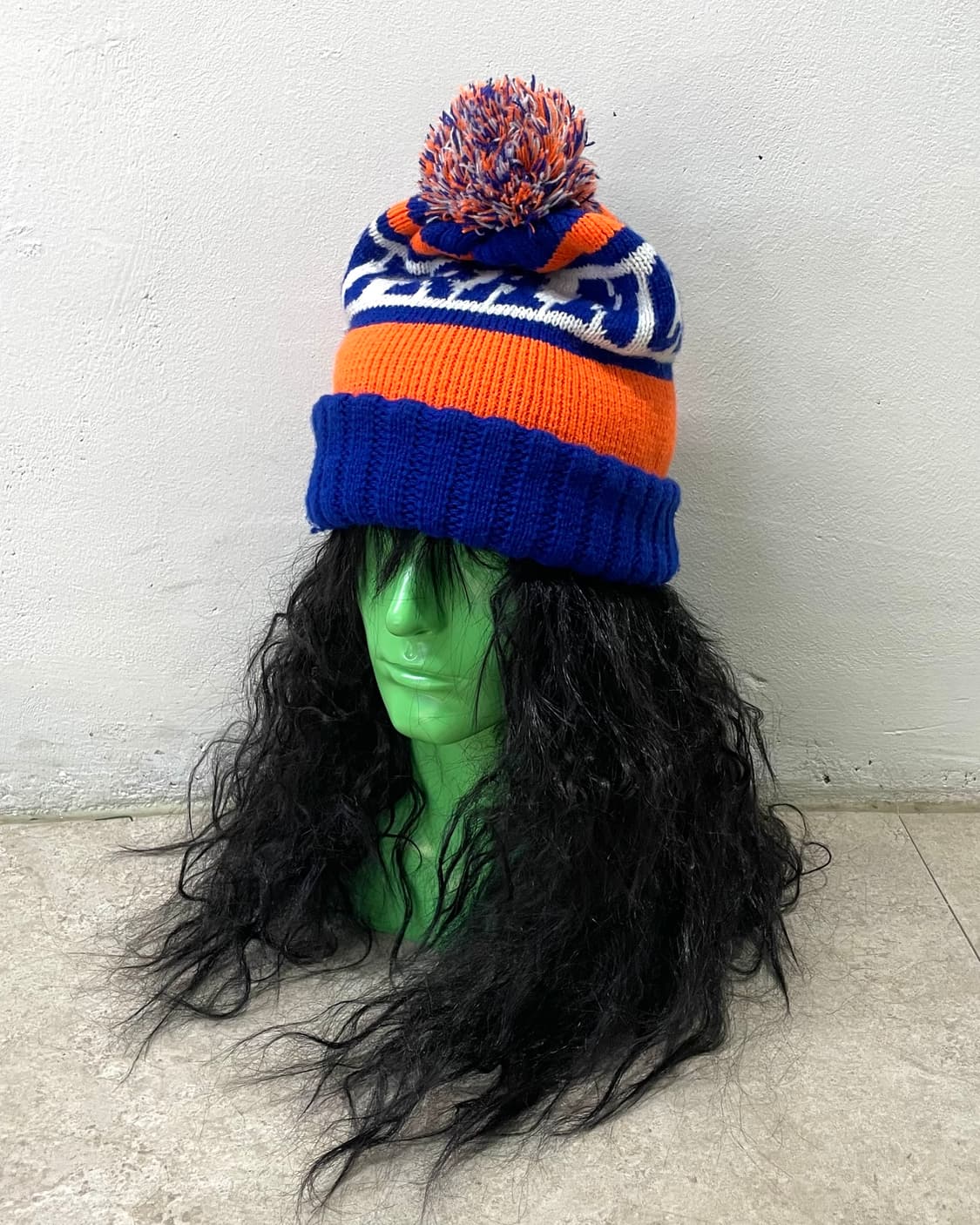 orange lettering blue bell beanie 상품이미지1