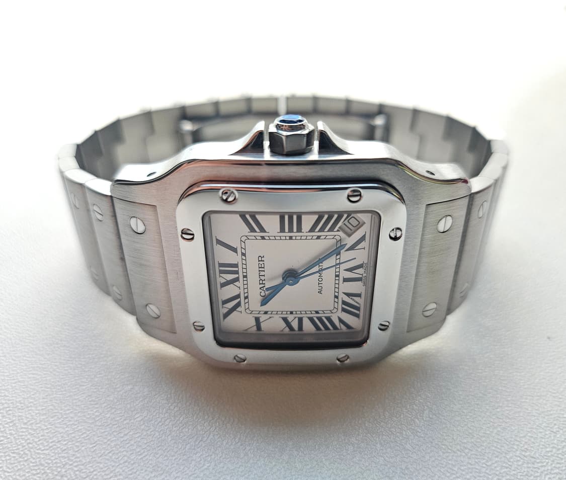 까르띠에 산토스 갈베 XL 스틸 오토매틱 상품이미지2