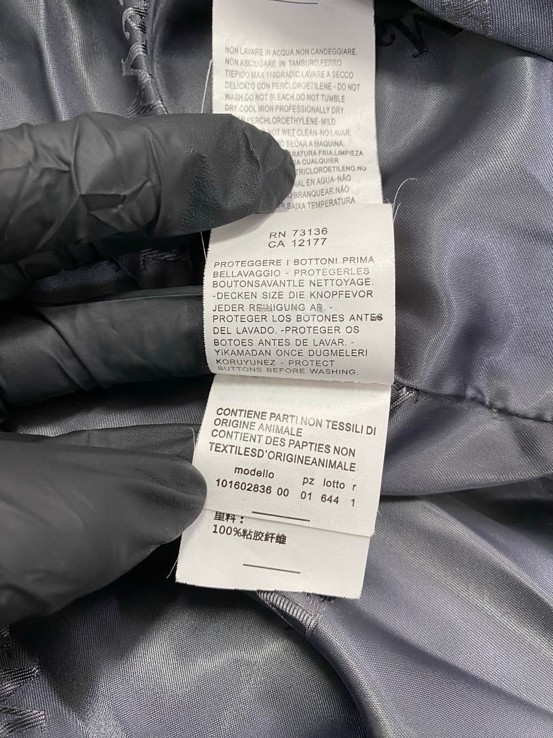 Maxmara 막스마라 테디베어 코트 그레이 XS 상품이미지5