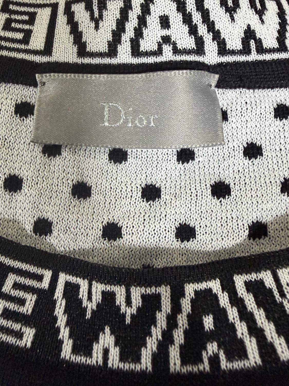 Dior NEWAVE 도트 긴팔니트 상품이미지3
