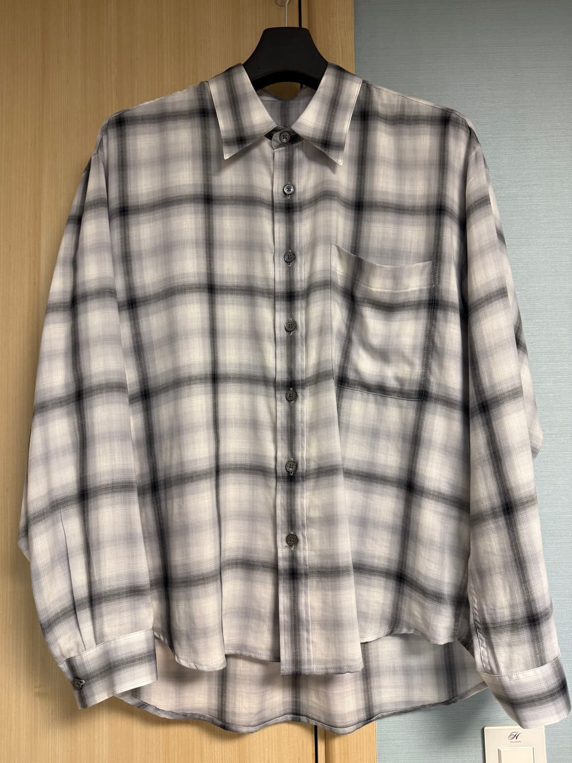 999 휴머니티 EASY CHECK SHIRTS (1사이즈) 상품이미지1