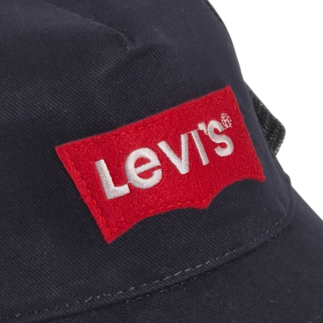 Levi's) 데드스탁 리바이스 배트윙 로고 트러커햇 검/빨 상품이미지3