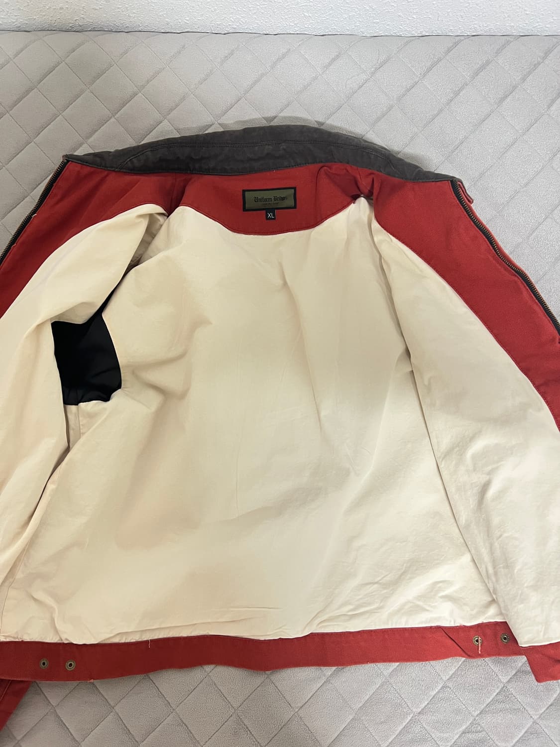 유니폼브릿지 워크 자켓 레드 xl 상품이미지4