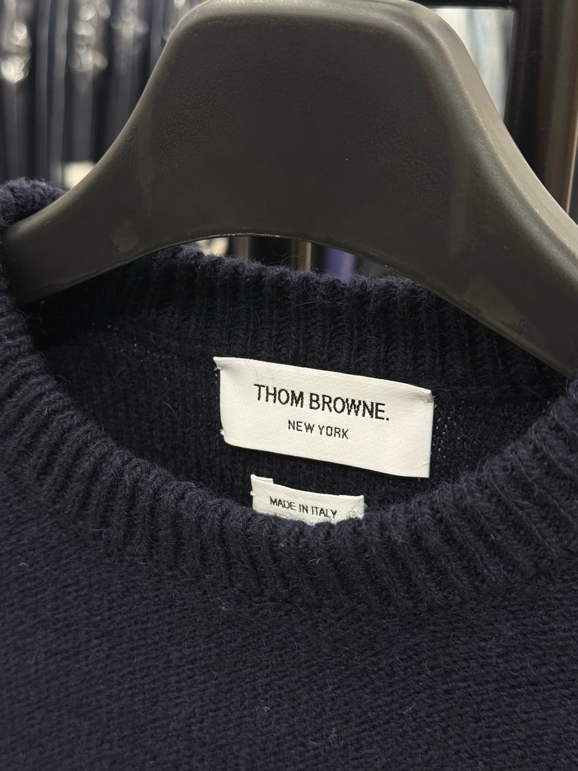 [3] 톰브라운 사선 도네갈 모헤어 니트 상품이미지6