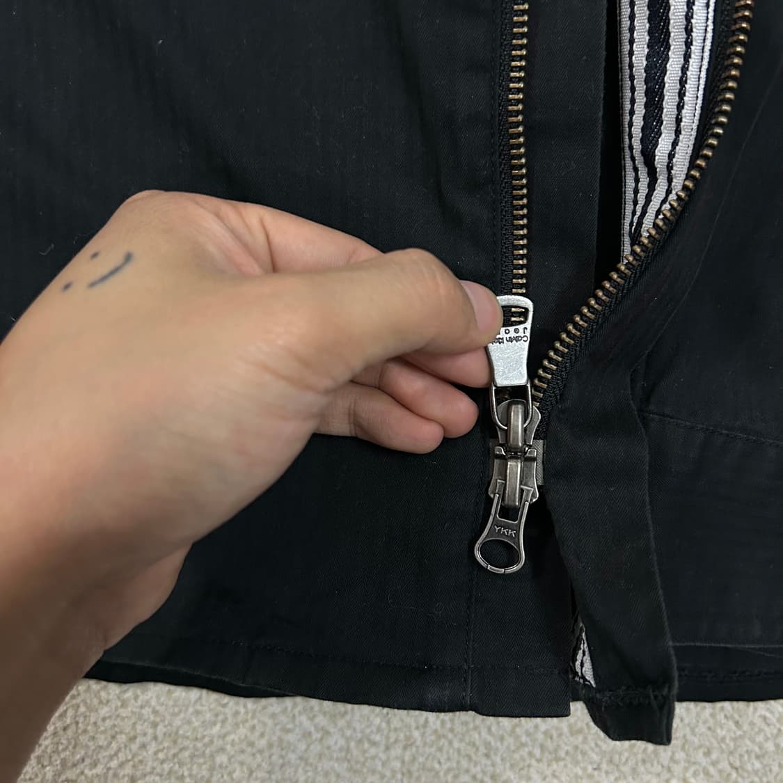 (XL) 켈빈클라인 블랙 워크셔츠 집업 자켓 상품이미지6