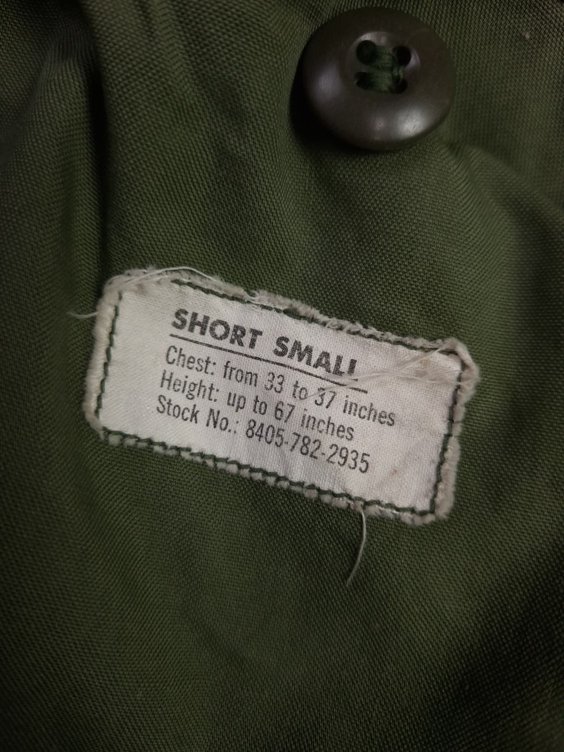 오리지날 미군 2세대 M-65 필드야상 상품이미지3