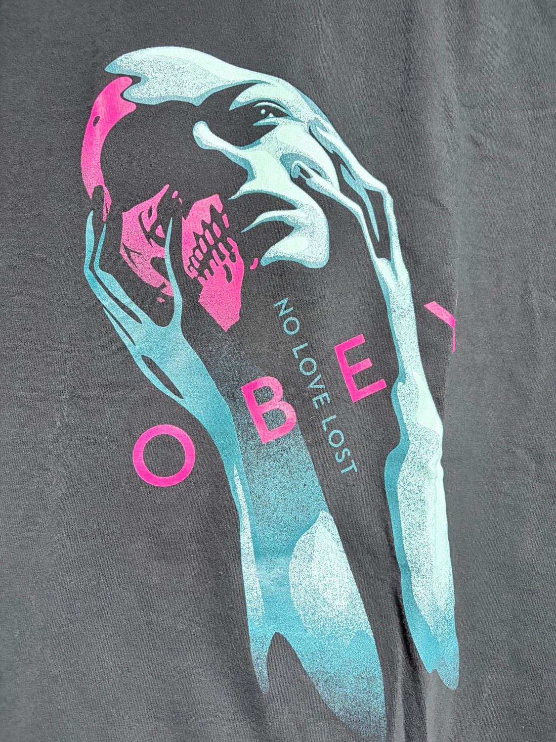 오베이 검정 반팔 상품이미지4