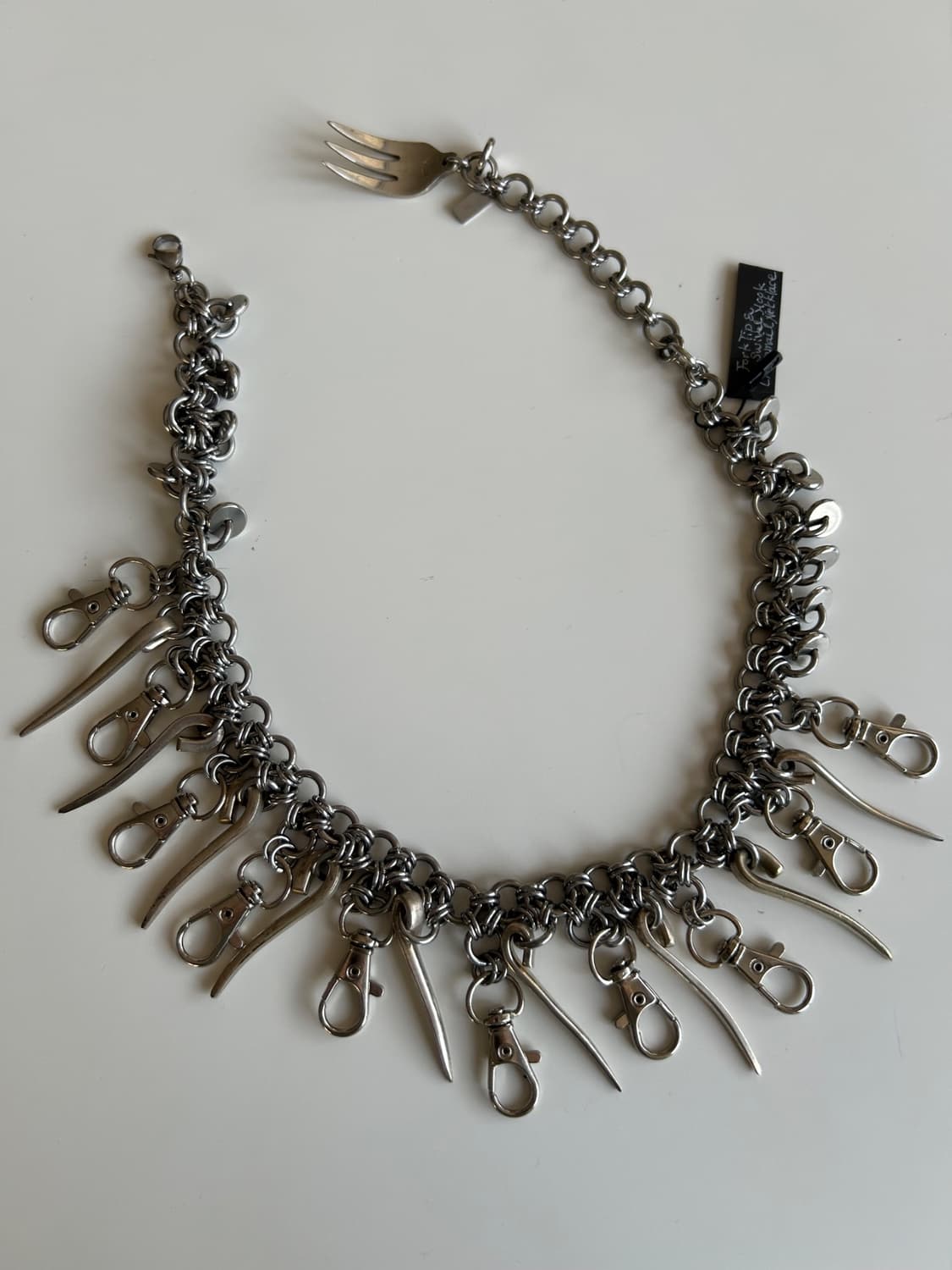 fork tip chainmail choker 상품이미지2