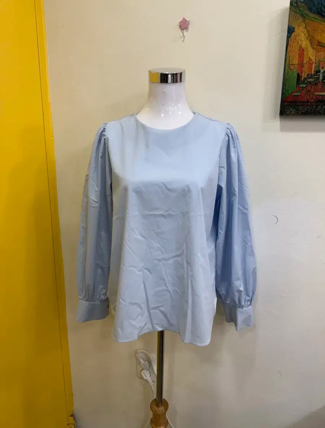 vtg 퍼프 소매 블라우스 상품이미지3