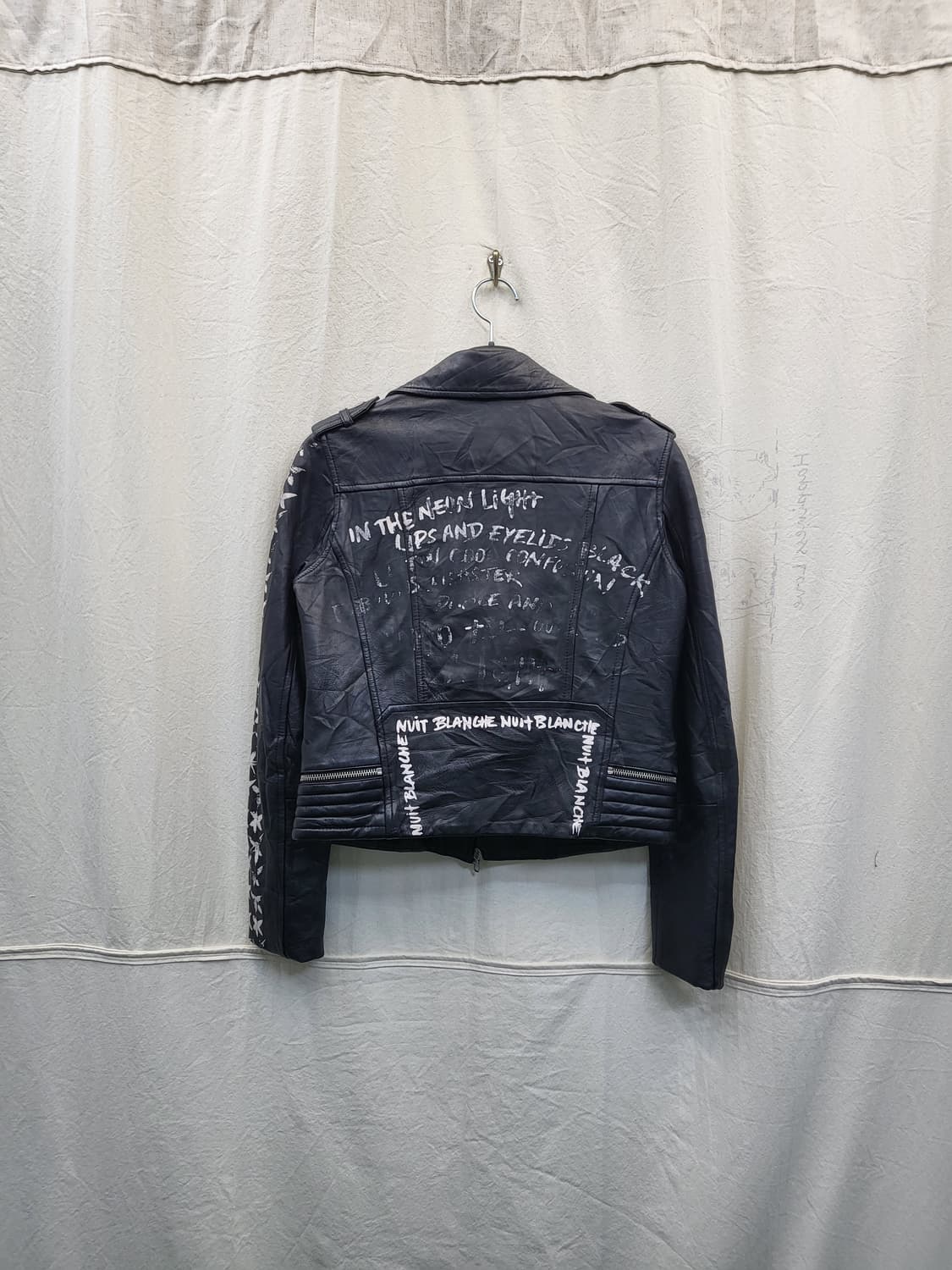 maje 별 라이더 가죽 자켓 상품이미지2