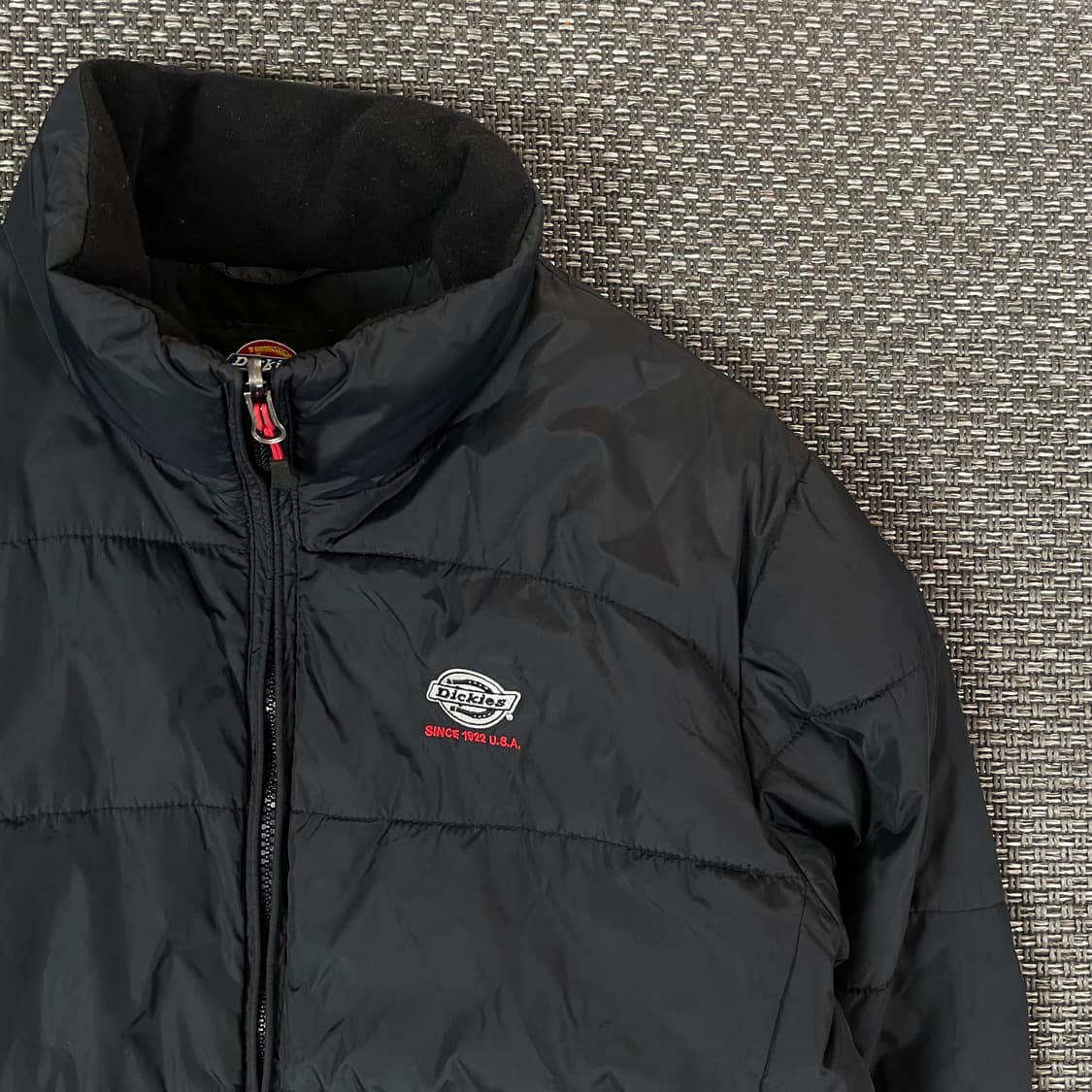 디키즈 베이직 USA 레드 로고 경량 패딩 M 상품이미지3