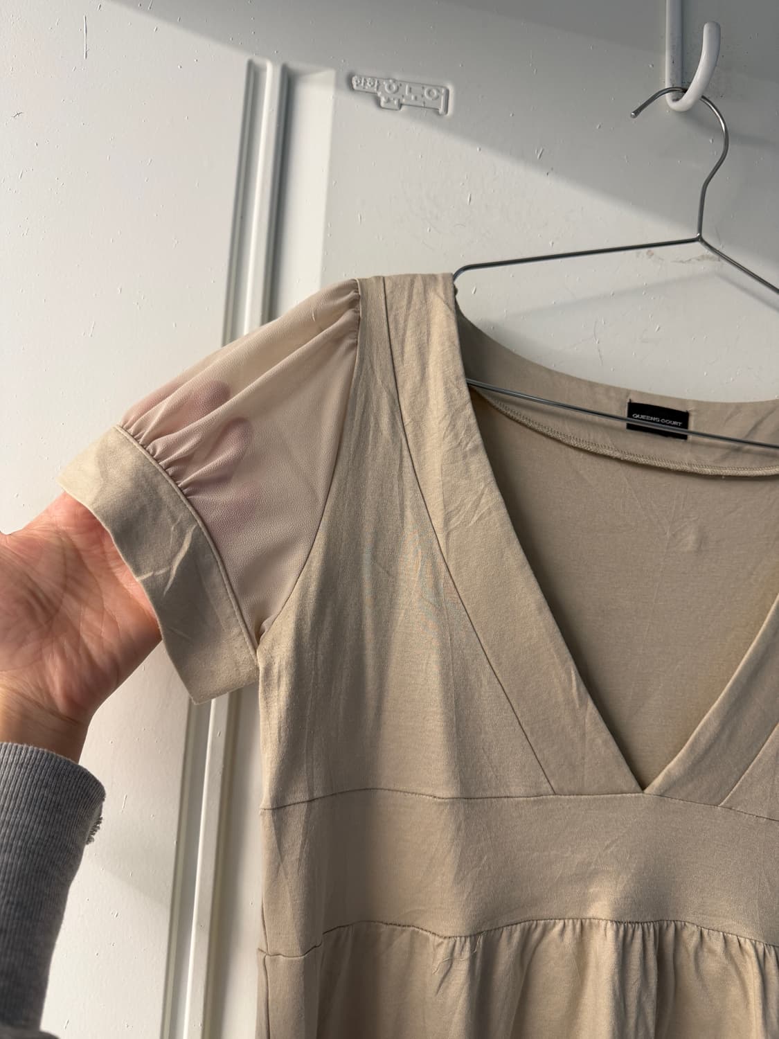 일본빈티지 카키 베이지 레이어드 세트 상품이미지8