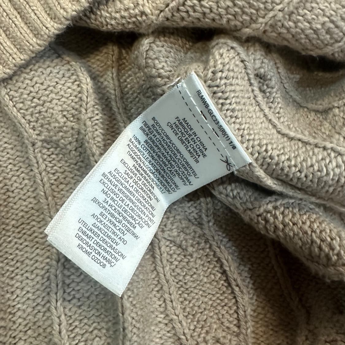 폴로랄프로렌 케이블 니트 상품이미지6