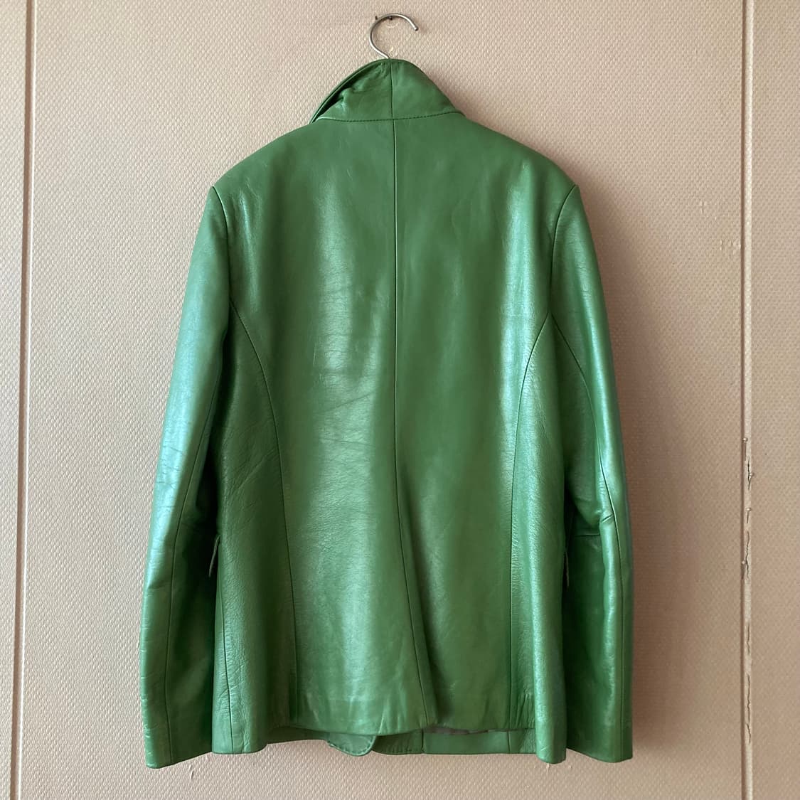 Diffe 양가죽 블레이저 초록색 66 77 상품이미지4