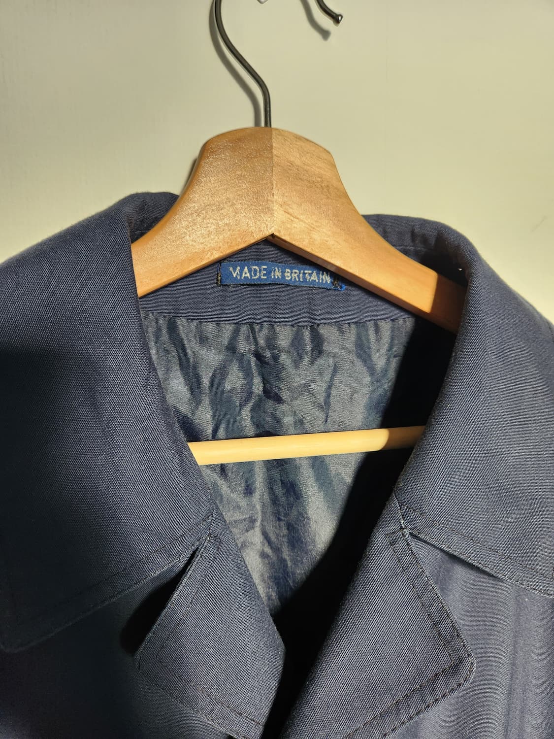 60s Dunn&Co 코튼나일론 싱글 발마칸 코트(ENGLANDmade) 상품이미지4