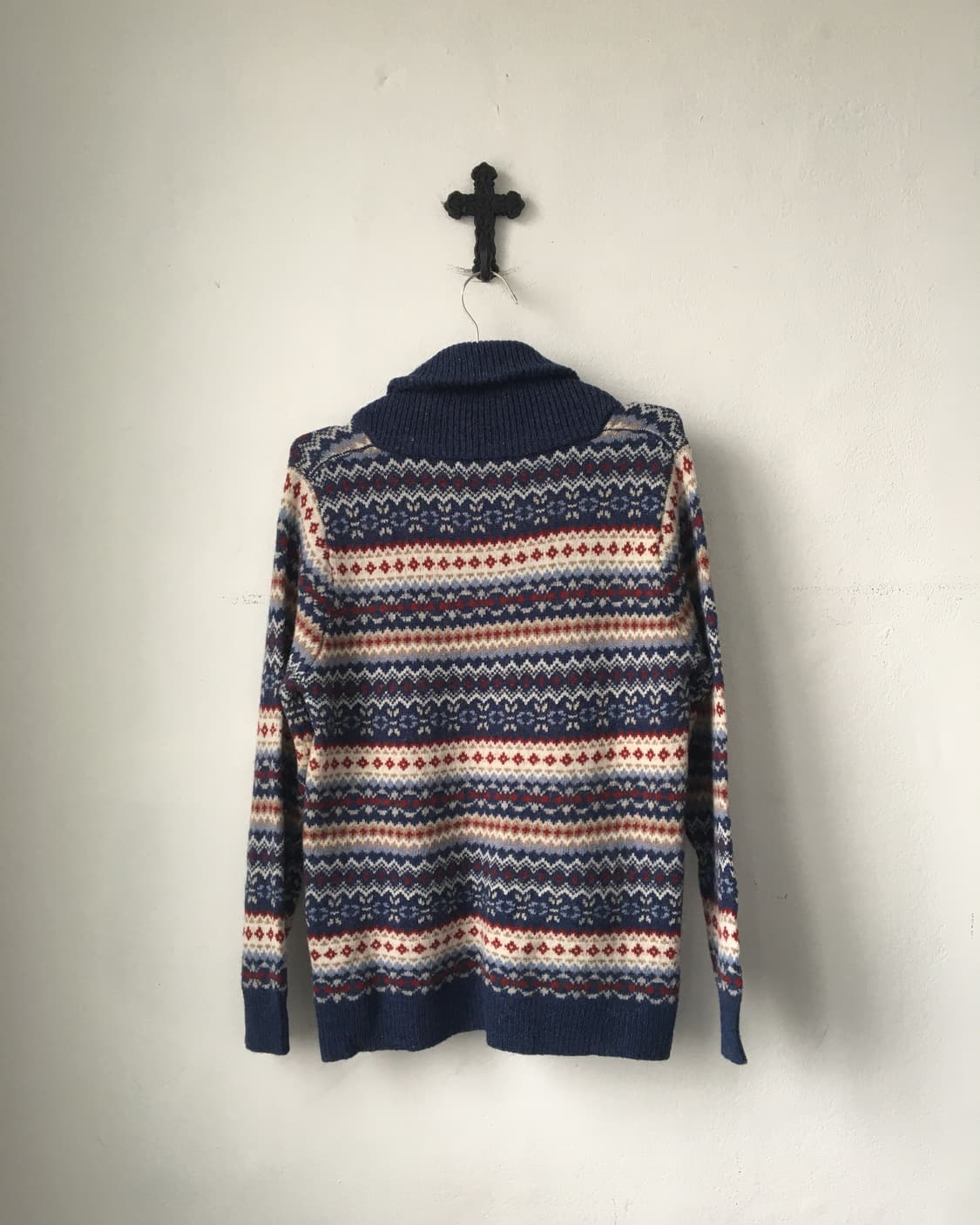 Nordic pattern knit cardigan 상품이미지3