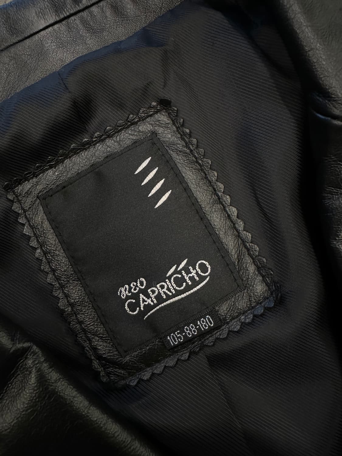 capricho 빈티지 소가죽 블레이저 자켓 처분  상품이미지4