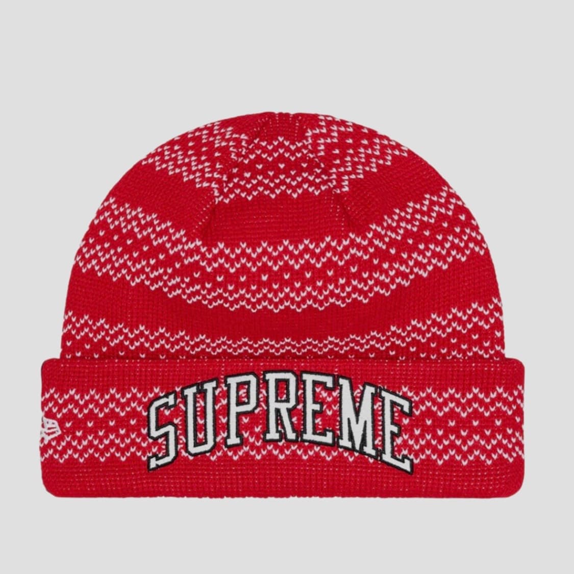 Supreme 슈프림 뉴에라 스플릿 비니 레드 FW22 상품이미지3