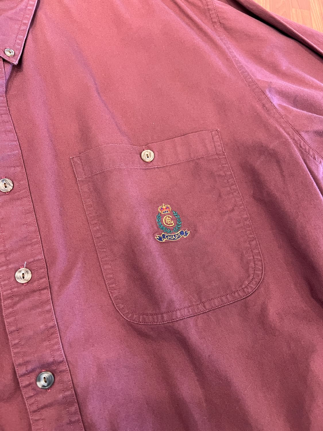 90s Chaps ralph lauren 챕스 랄프로렌 코튼 셔츠 상품이미지7