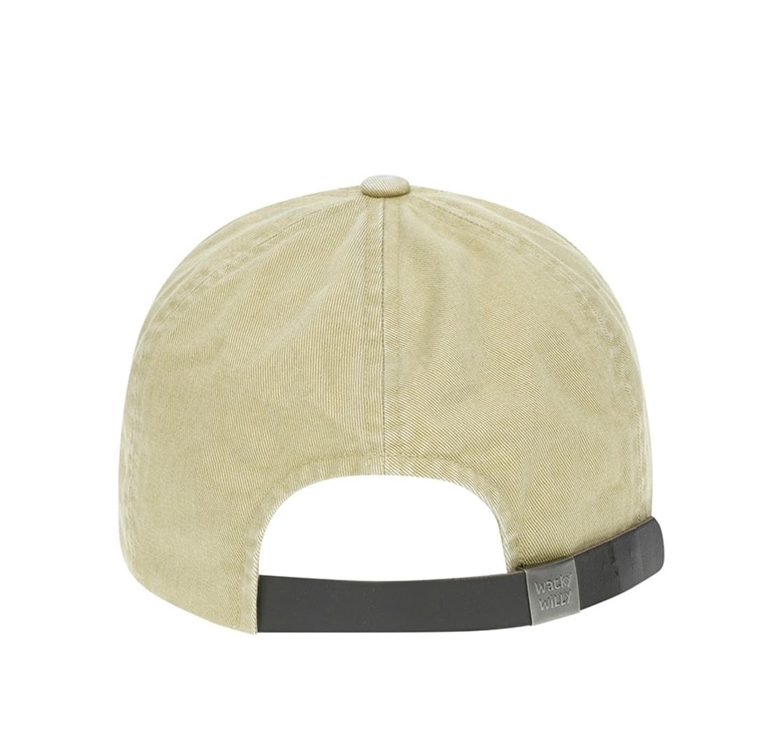 와키윌리 아플리케 패널 볼캡 베이지 상품이미지2