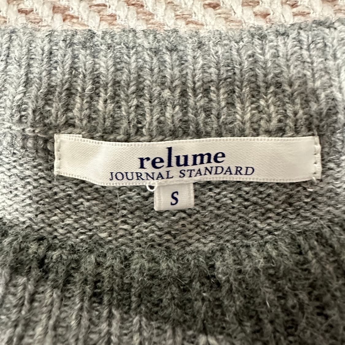 JOURNAL STANDARD camo knit sweater 상품이미지3