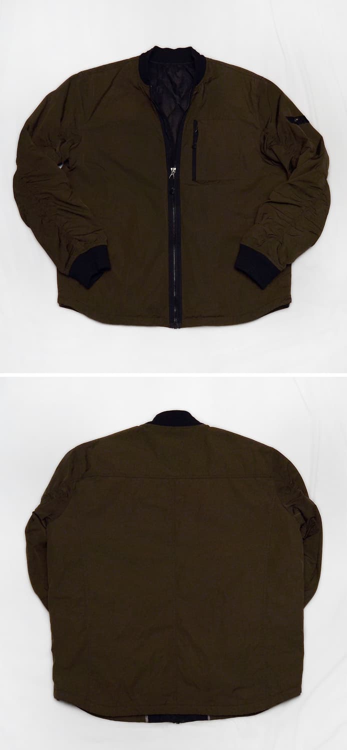 시리즈 (series) 셔링 슬리브 MA-1 집업 퀼팅 자켓 (105) 상품이미지2