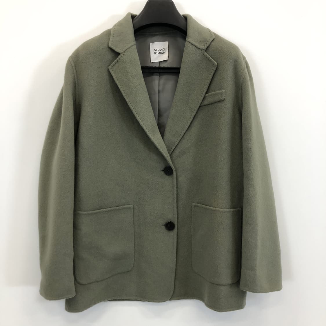 스튜디오톰보이 앙고라 울 오버자켓 80-90-160 상품이미지1