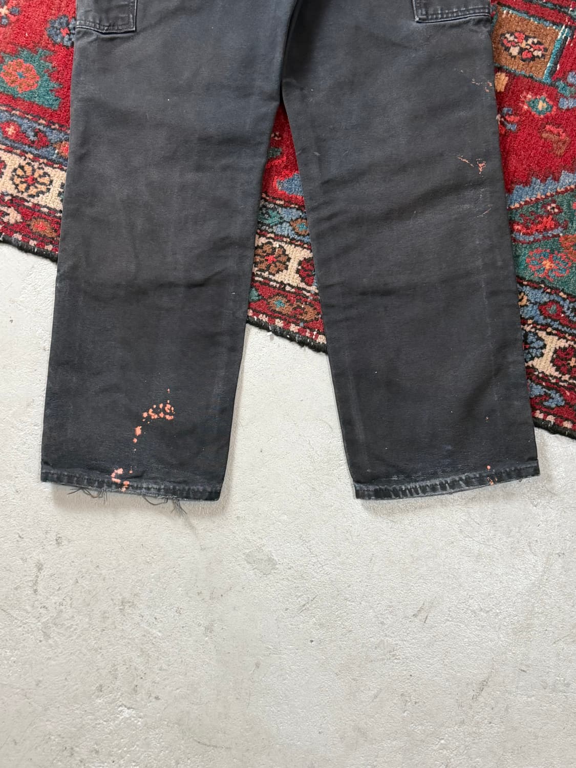 OG USA Made 칼하트 B01 더블니 블랙 칼하트 썩블니 카펜터 상품이미지8