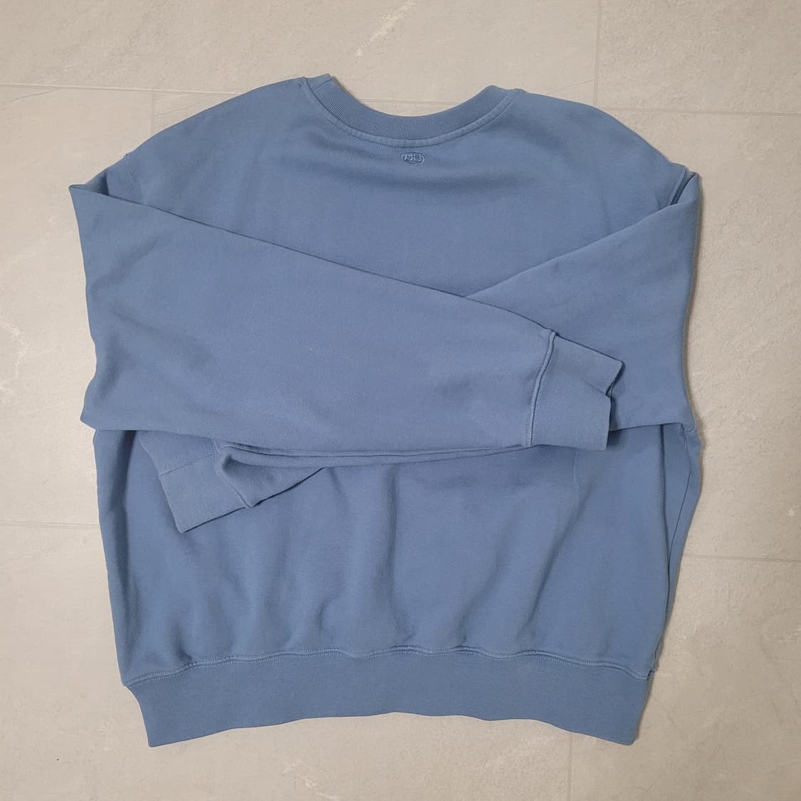 문선 블루 스웨트셔츠 상품이미지3