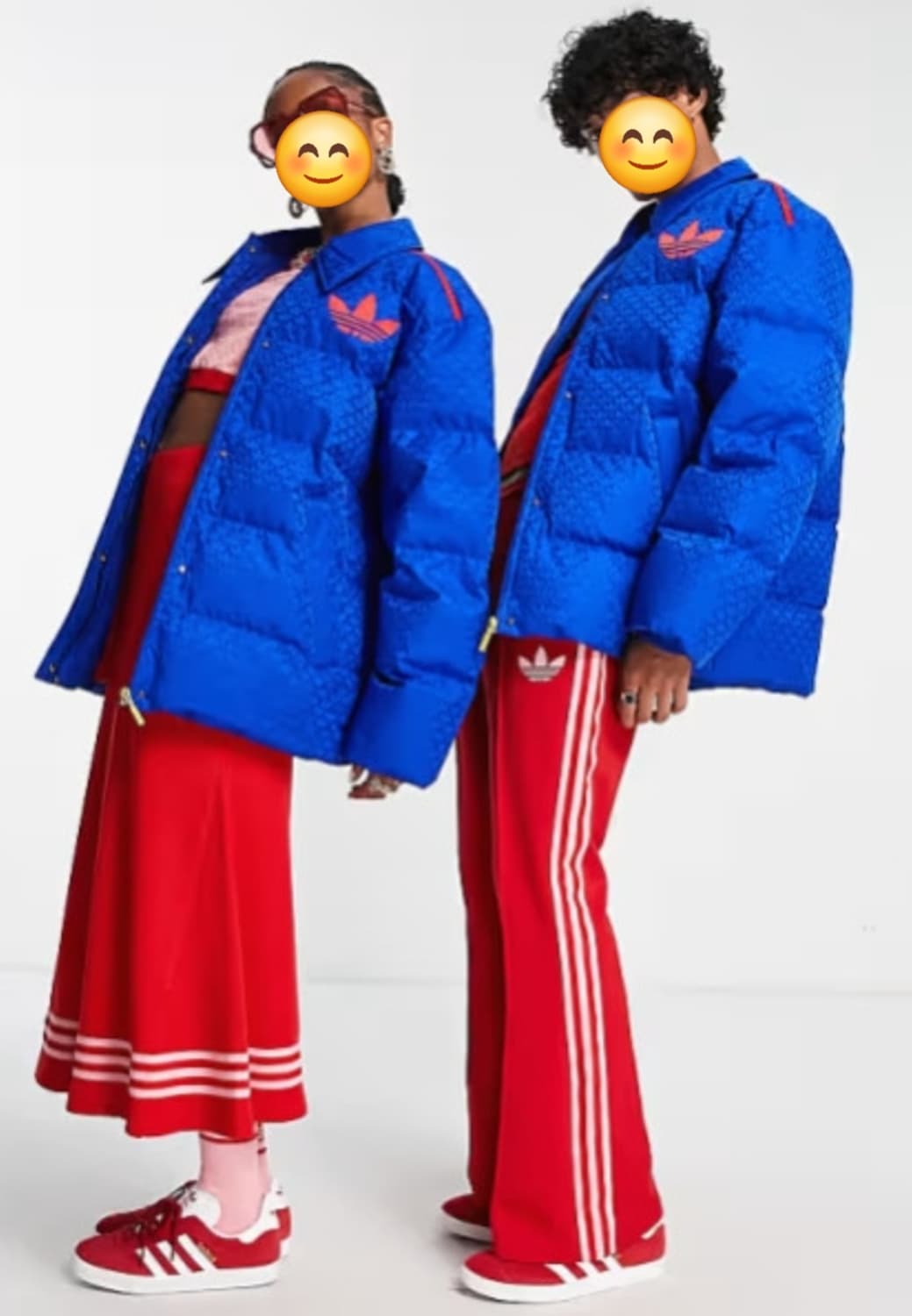 거의새것/ 아디다스 모노그램 푸퍼 덕다운 패딩자켓 90~100 상품이미지1