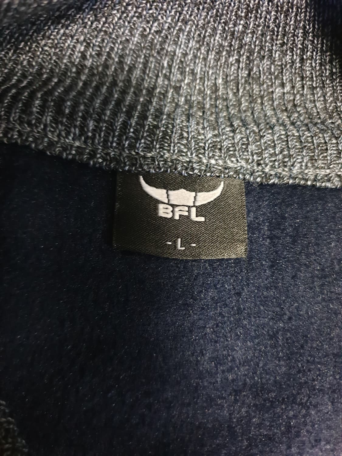 (새상품) BFL 하프집업 기모 니트 그레이 (L) 상품이미지3