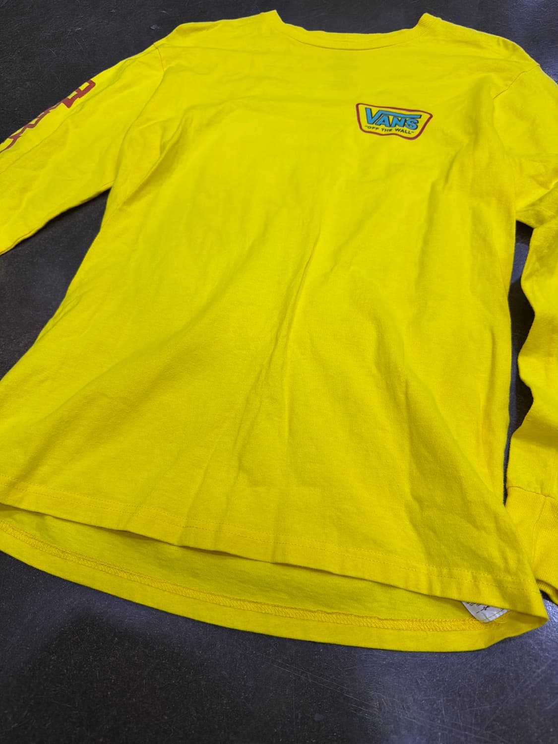 반스 x 심슨가족 크러스티 버거 클래식핏 긴팔티 옐로우 S 상품이미지4